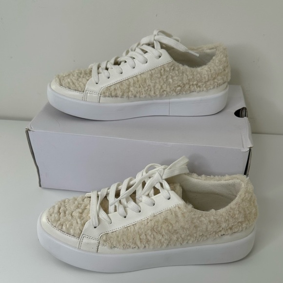 Aldo oloasen women’s white lace up shoes size 8.5 - Picture 3 of 16